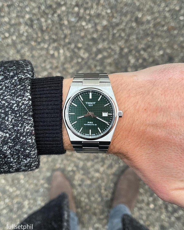 TISSOT PRX POWER METRIC TOP PRIMIUM QUILTY WATCH