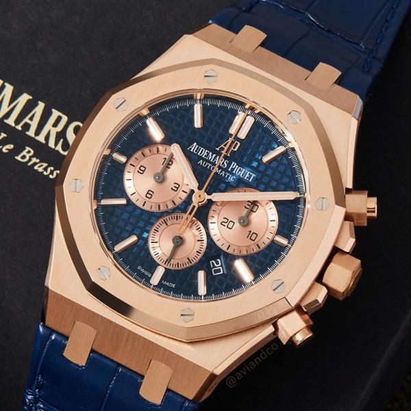 Audemars pigeu_t royal oak chronograph Blue