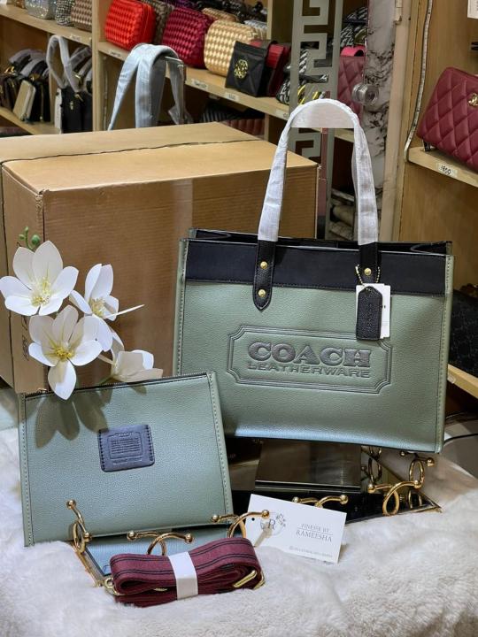 Coach Field Tote 30 Authenic Black(LB)