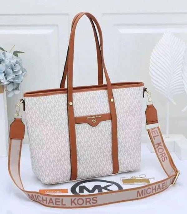 Michael Kors Tote Bag Hombro(Beige_Brown_23011)(LB)