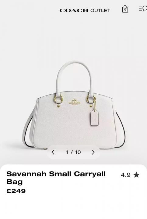 Coach savannah small carryall(BS)