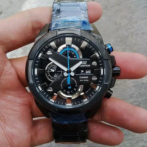 Casio Edifice Chronograph Black Dial Stainless Steel Men's watch