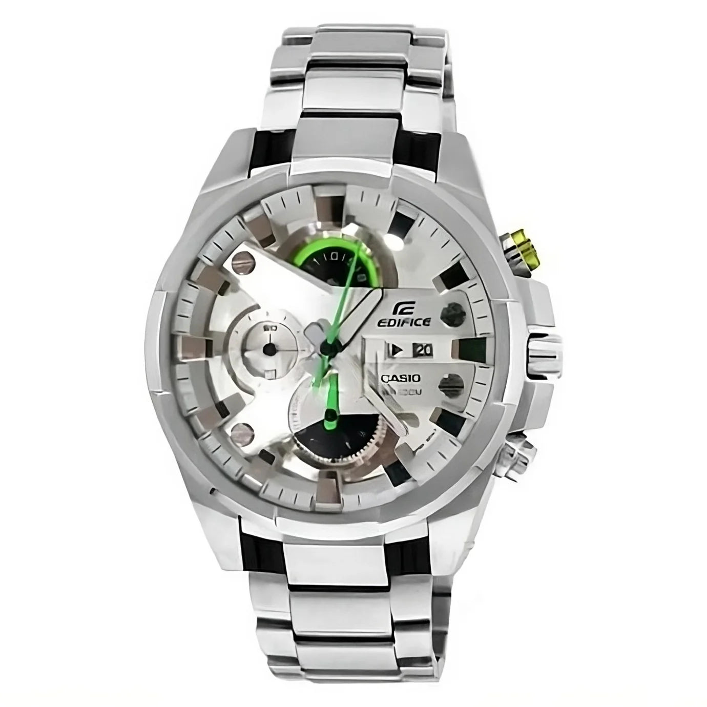 Casio Edifice Silver DialSilver Stainless Steel Chronograph Men's watch EFR 540-7AV