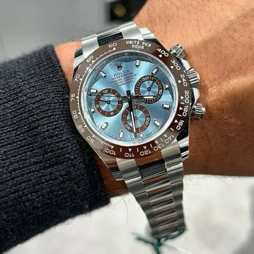 Rolex Daytona Platinum Ice Metal Virat Kholi Watch