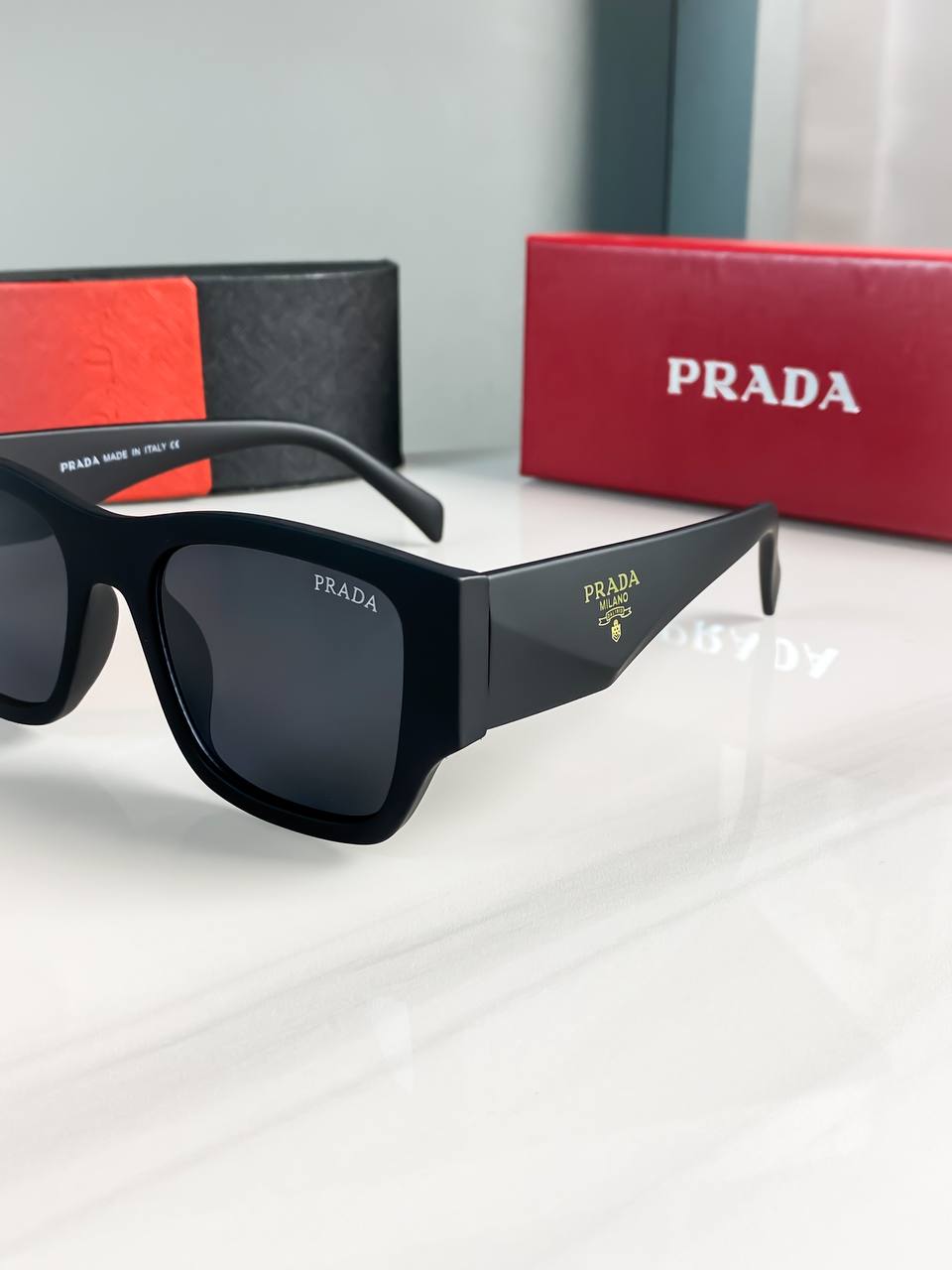 Prada Full Black With Original Box