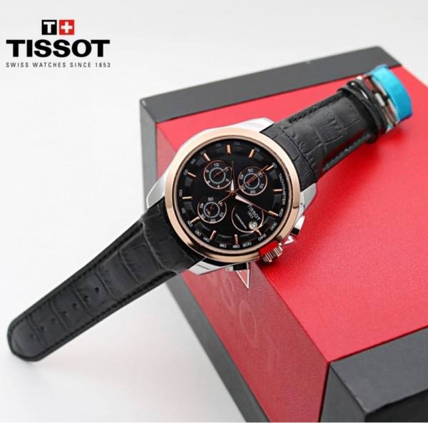 BLACK COPPER LEATHER BELT WATCH TW1853