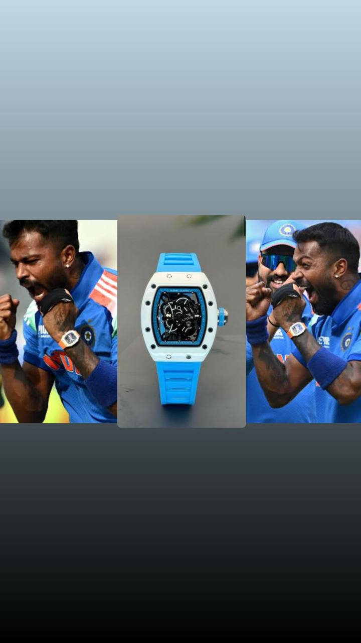 Blue White celebrity watches FM0321