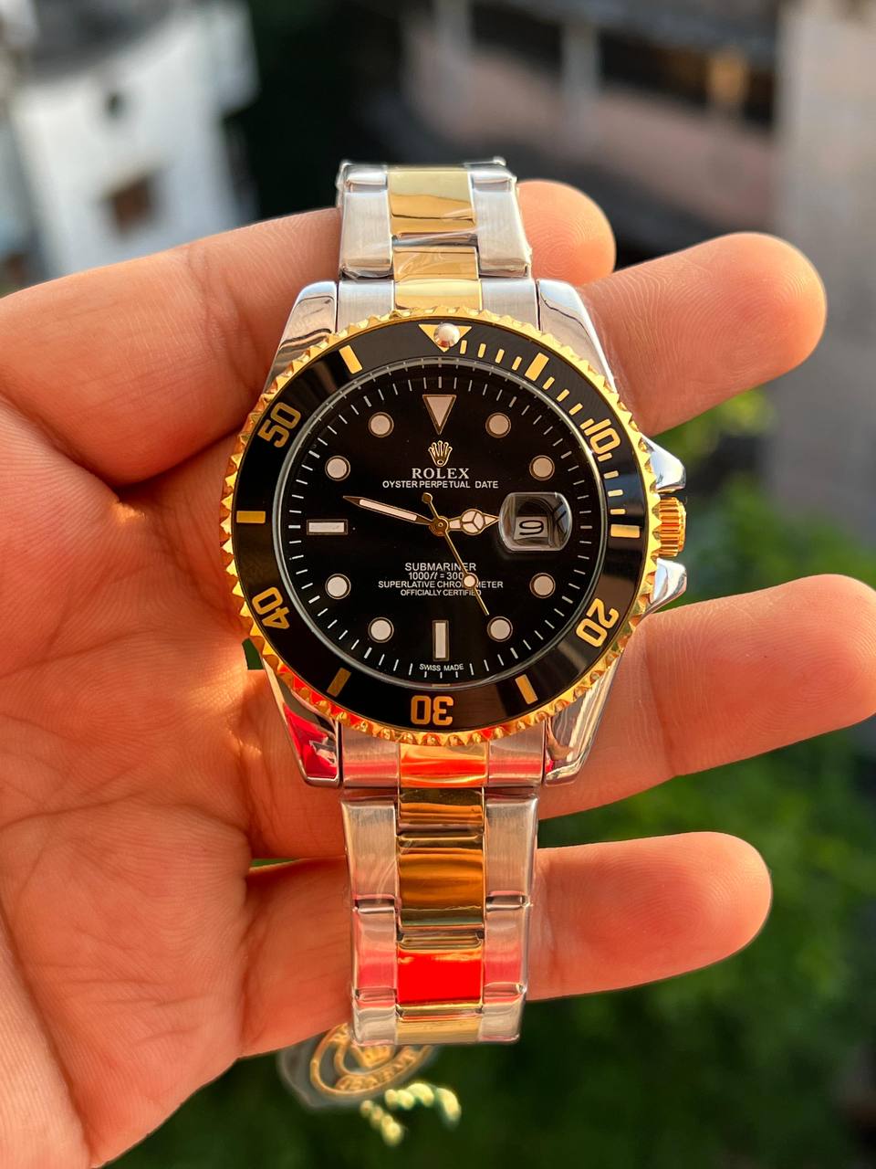 Submariner Gold Black Watch RW0321