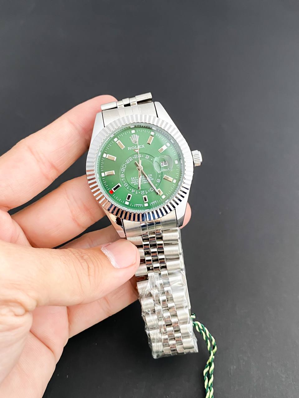Silver Green Celebrity Edition watch RW0321