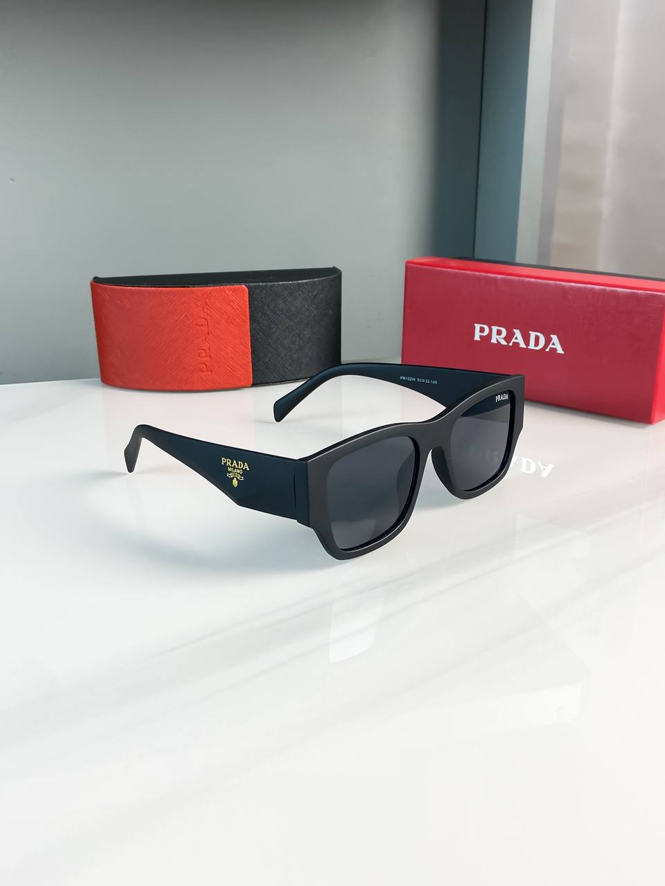 Prada Full Black With Original Box