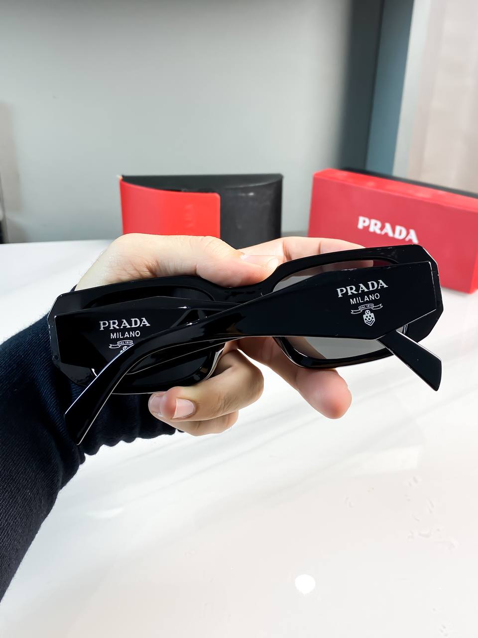 Prada Full Black Sunglass