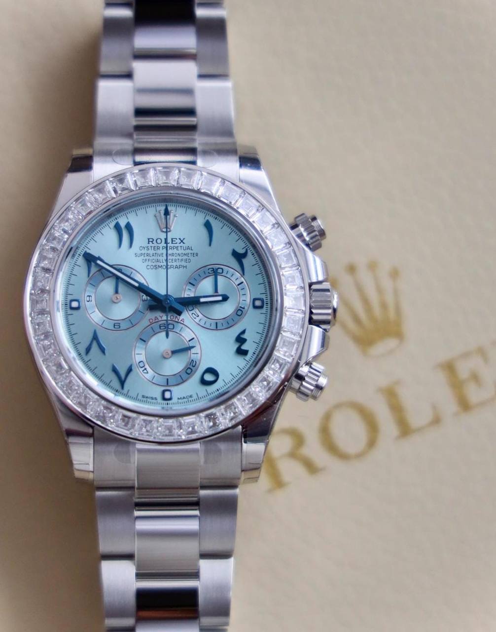 Silver Arabic Diamond Celebrity Edition watch RW0321