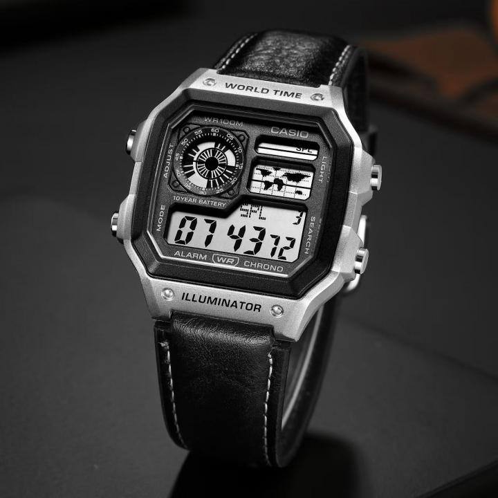 Illuminator Camel Black Silver Watch