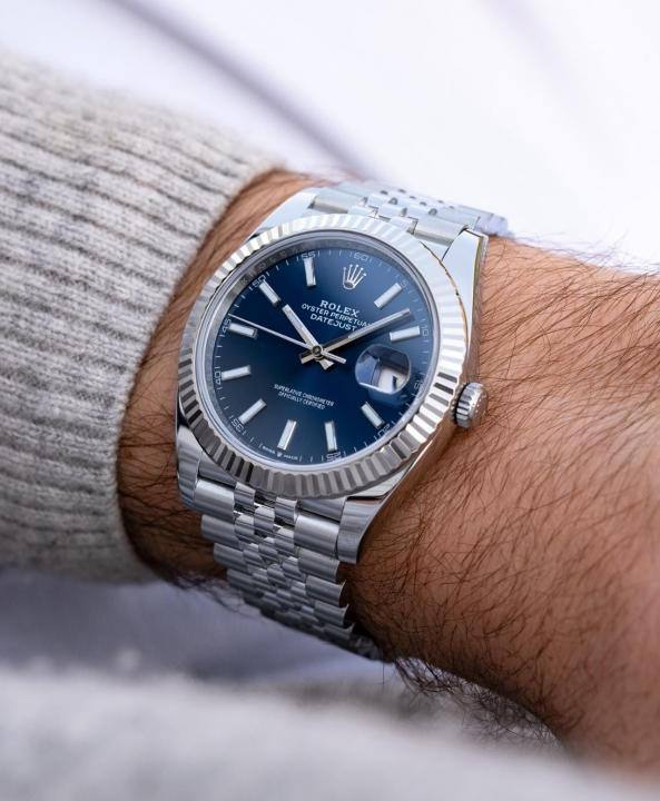Silver Blue Celebrity Edition watch RW0321