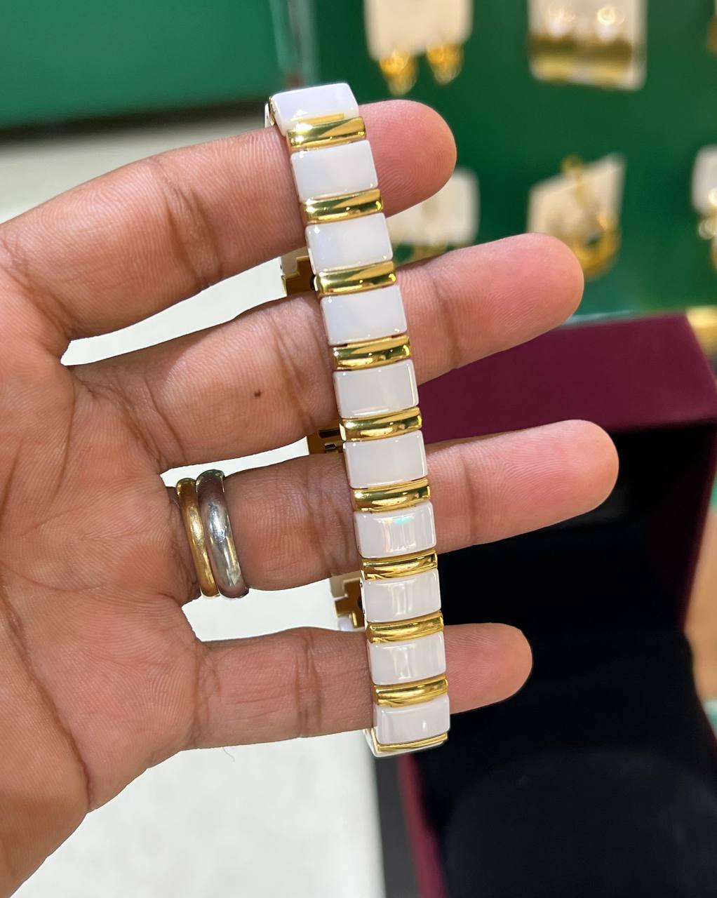 Ceramic Stainless Steal Bracelet