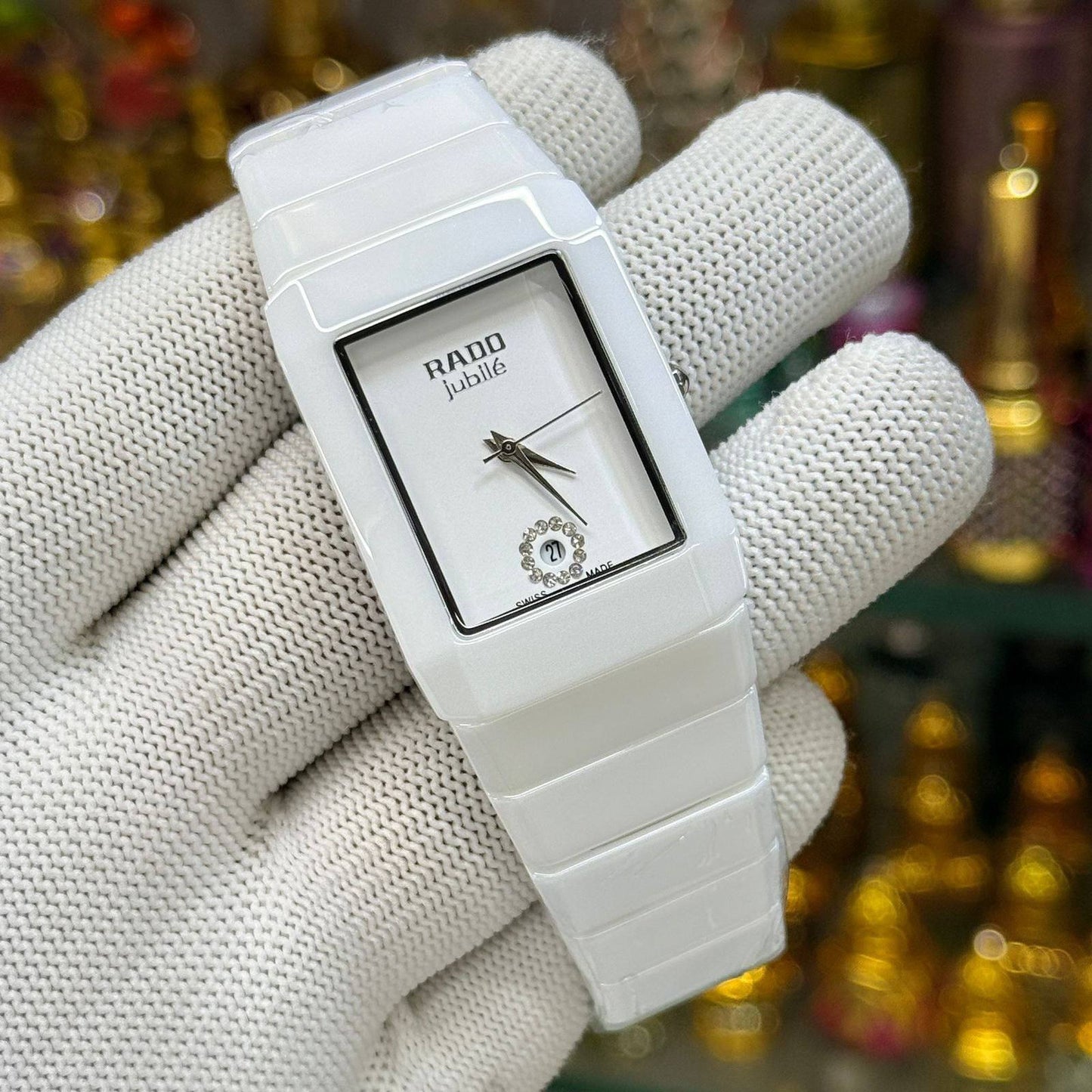 Ceramic White True Thinline Watch