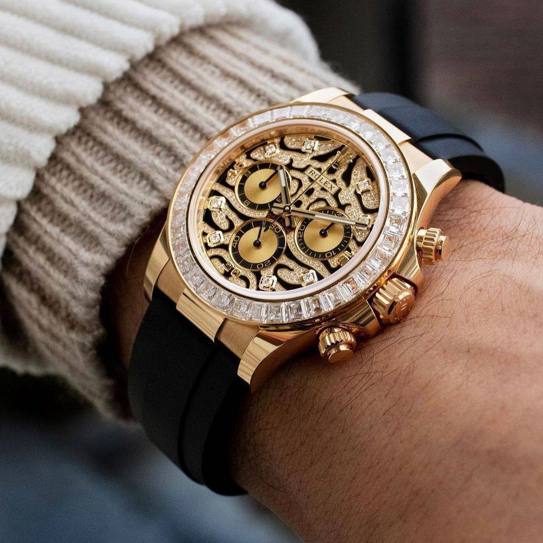 Tiger Edition gold Black watch RW04697
