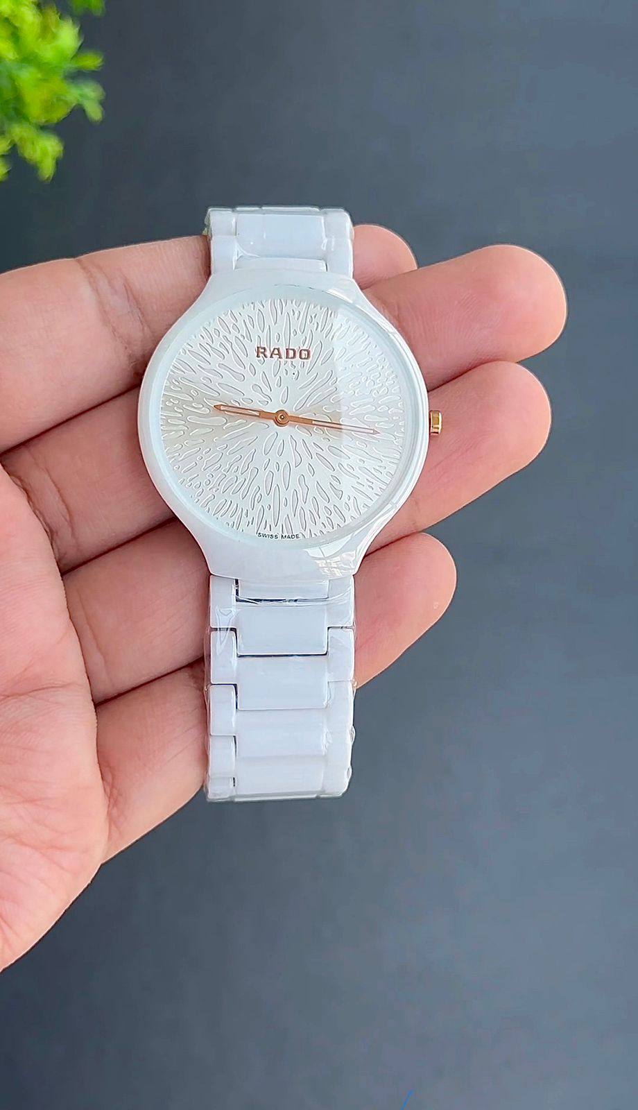 Ceramic White True Thinline Watch