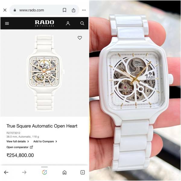 Rado True Square Automatic Ceramic Watch