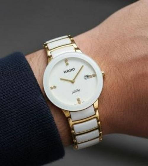 Jubilee Ceramic White Watch