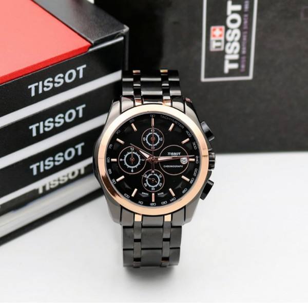 BLACK GOLD METAL CHAIN WATCH TW1853