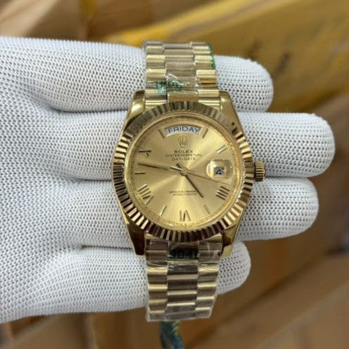 Rolexx Day Date Yellow Gold