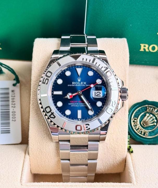 Role_x Oyster Perpetual Yacht Master Silver-Blue