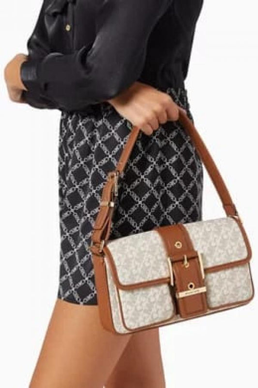 Michael_Kors Colby Empire Signature Brown(LB)