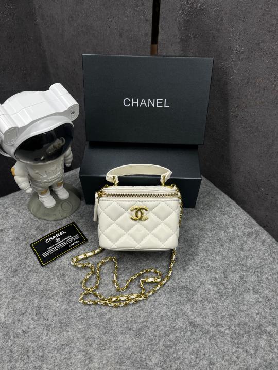 Chanel_Mini Lambskin 75763-1 White(LB)