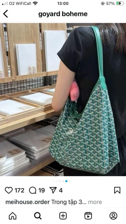 Goyard Boheme Hobo Bag With Dustbag & Small Pouch 275(BS)