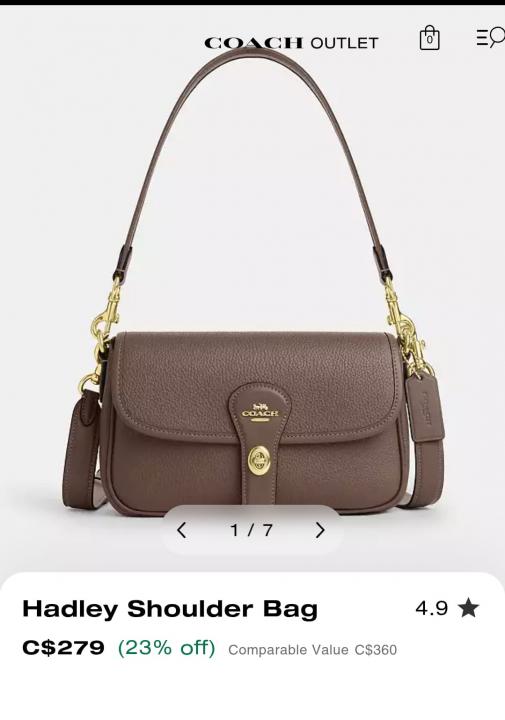 Coach hadley premium shoulder (BS)