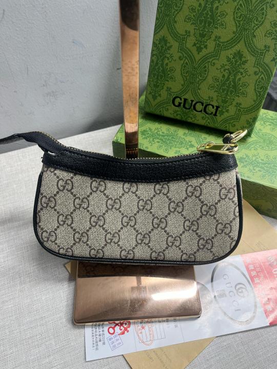 Gucci Ophidia Mini GG Canvas Chain 88333_Black(LB)