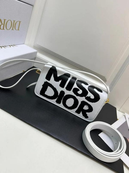 Miss_Dior_2025_White_Dior_Flap_Shoulderbag_With_OG_Box_Dust_Bag_&_2belts_White_D2426(LB)