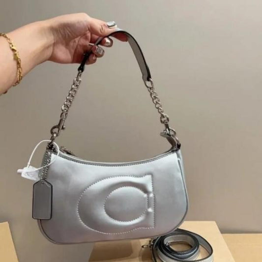 Coach_GB_Teri_Shoulder_Bag_With_Signature_Quilting_With_OG_Box_&_Dust_Bag_(CA548_Silver)(LB)