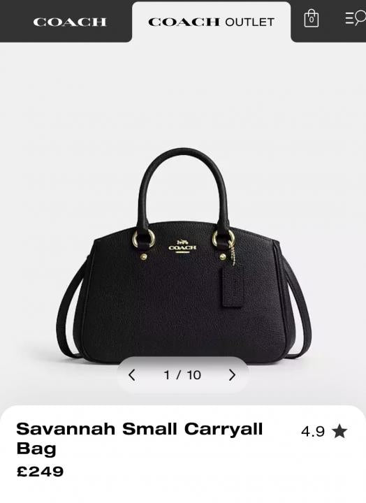 Coach_savannah small carryall(BS)