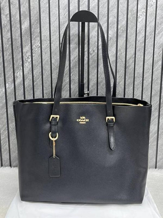 Coach_Mollie_Tote_Signature_Bag_Premium_Quality_With_Dust_Bag_Black(LB)