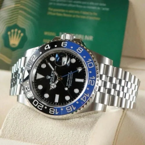 Rolex Gmt Master Silver Black Metal Watch A