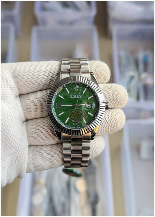 Silver Green Celebrity Edition watch RW0321