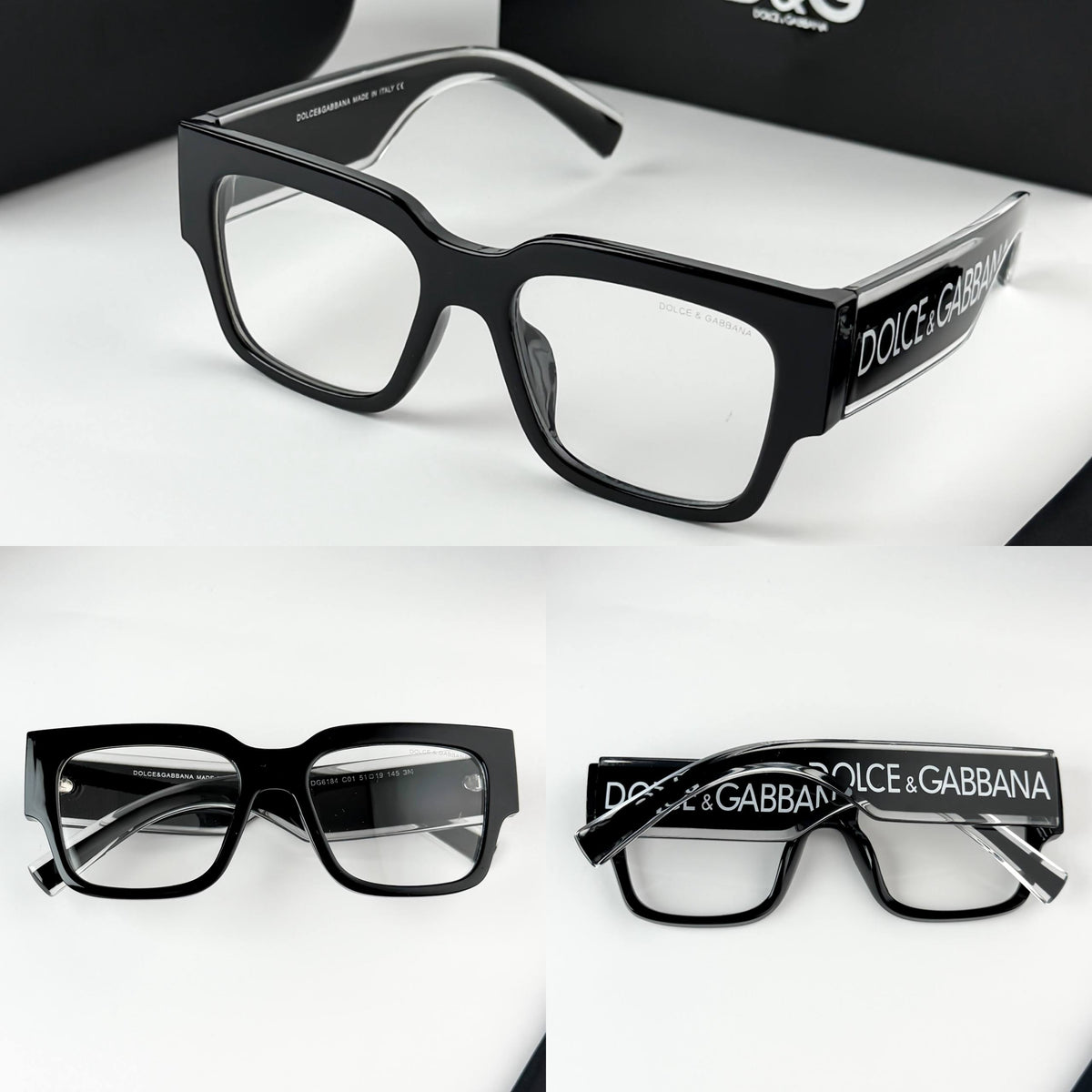 Premium Black Transparent Frame 4184