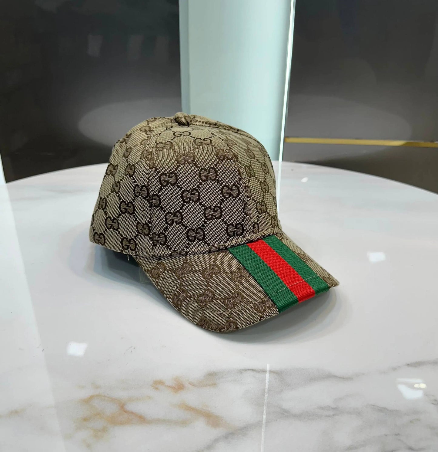 Guccii Dark Beige Premium Imported Cap