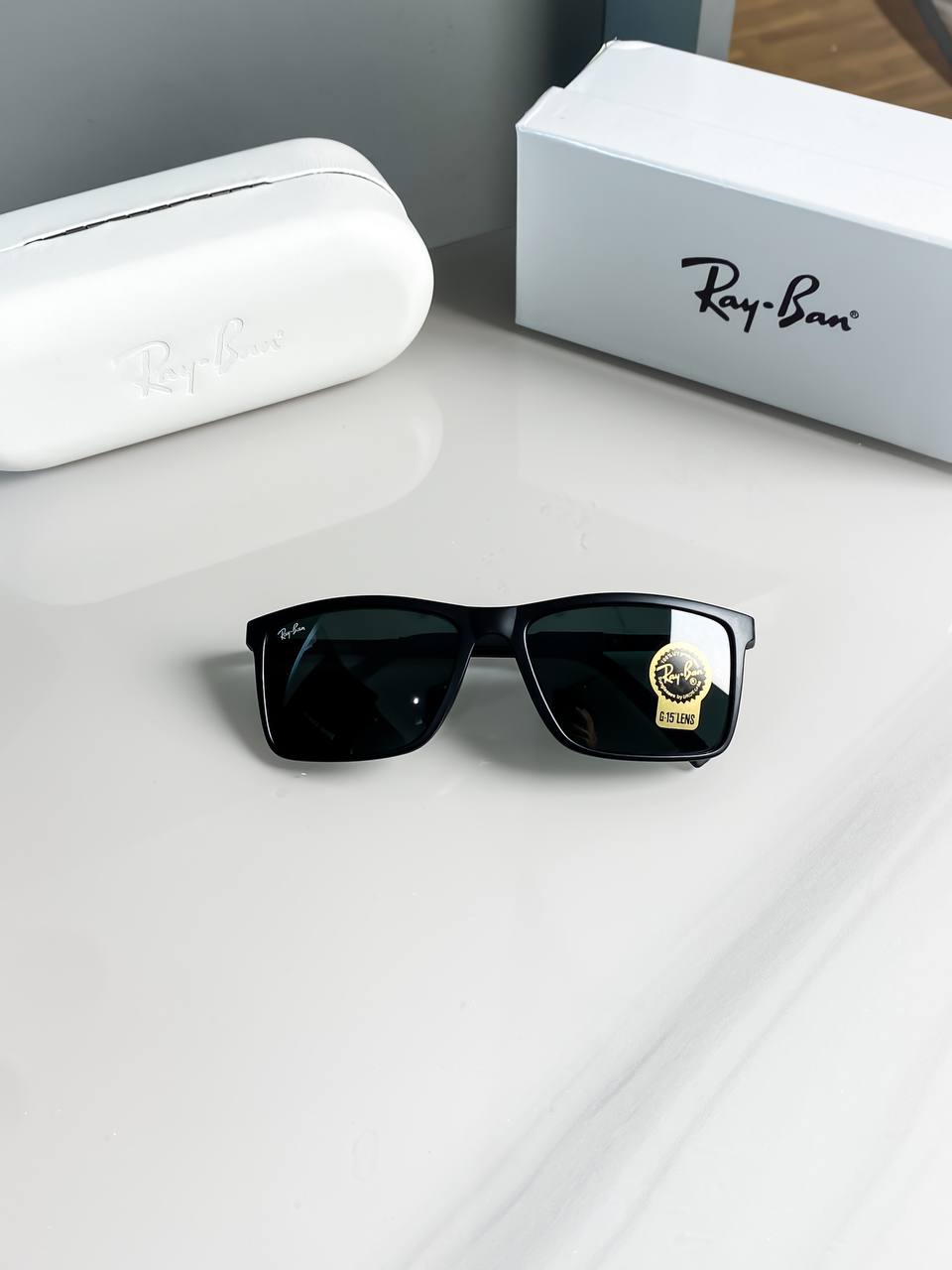 Rayban Full Black With Original kit
