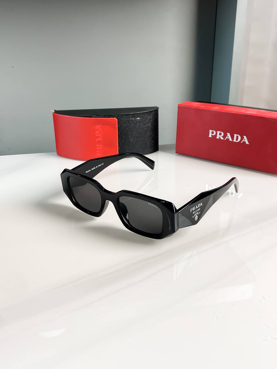 Prada Full Black Sunglass