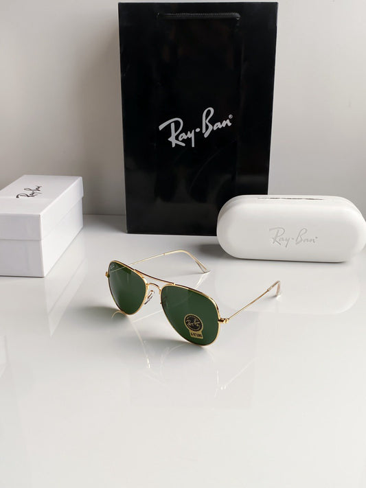 Aviator Gold Green With Original Box