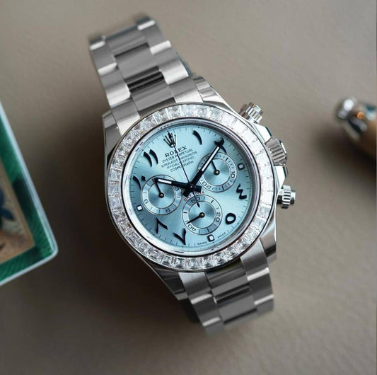 Silver Arabic Diamond Celebrity Edition watch RW0321