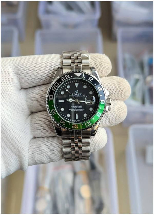 Silver Green Black Celebrity Edition watch RW0321