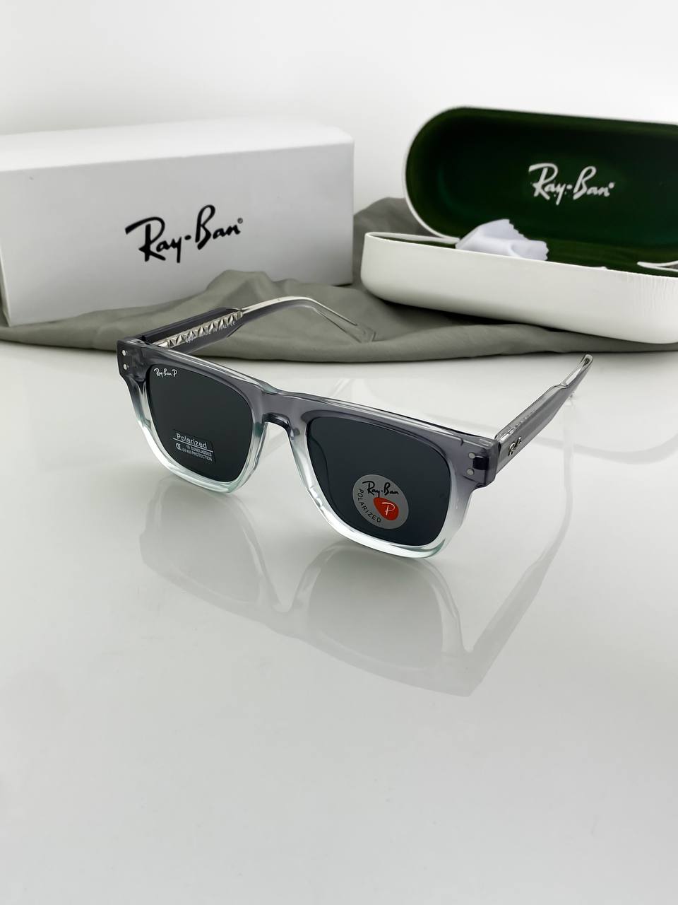 Rayban Black Shaded Sunglass