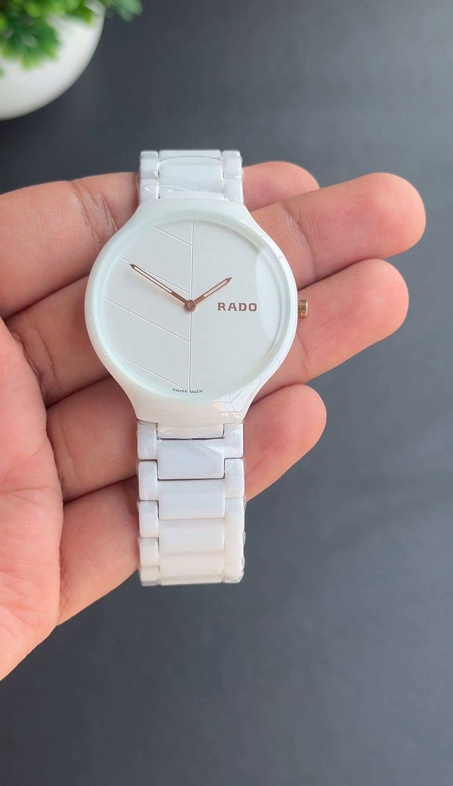 Ceramic White True Thinline Watch