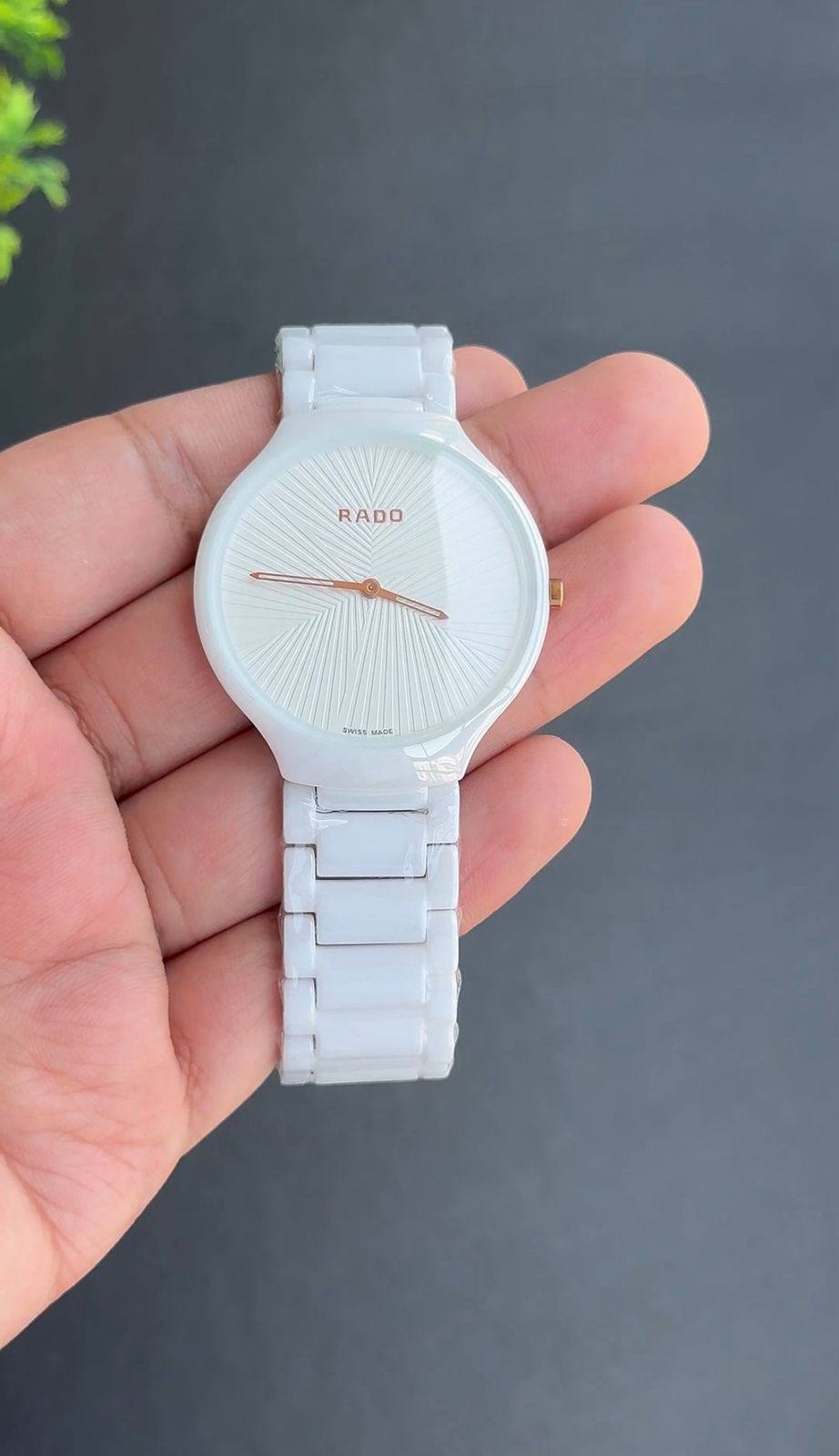 Ceramic White True Thinline Watch