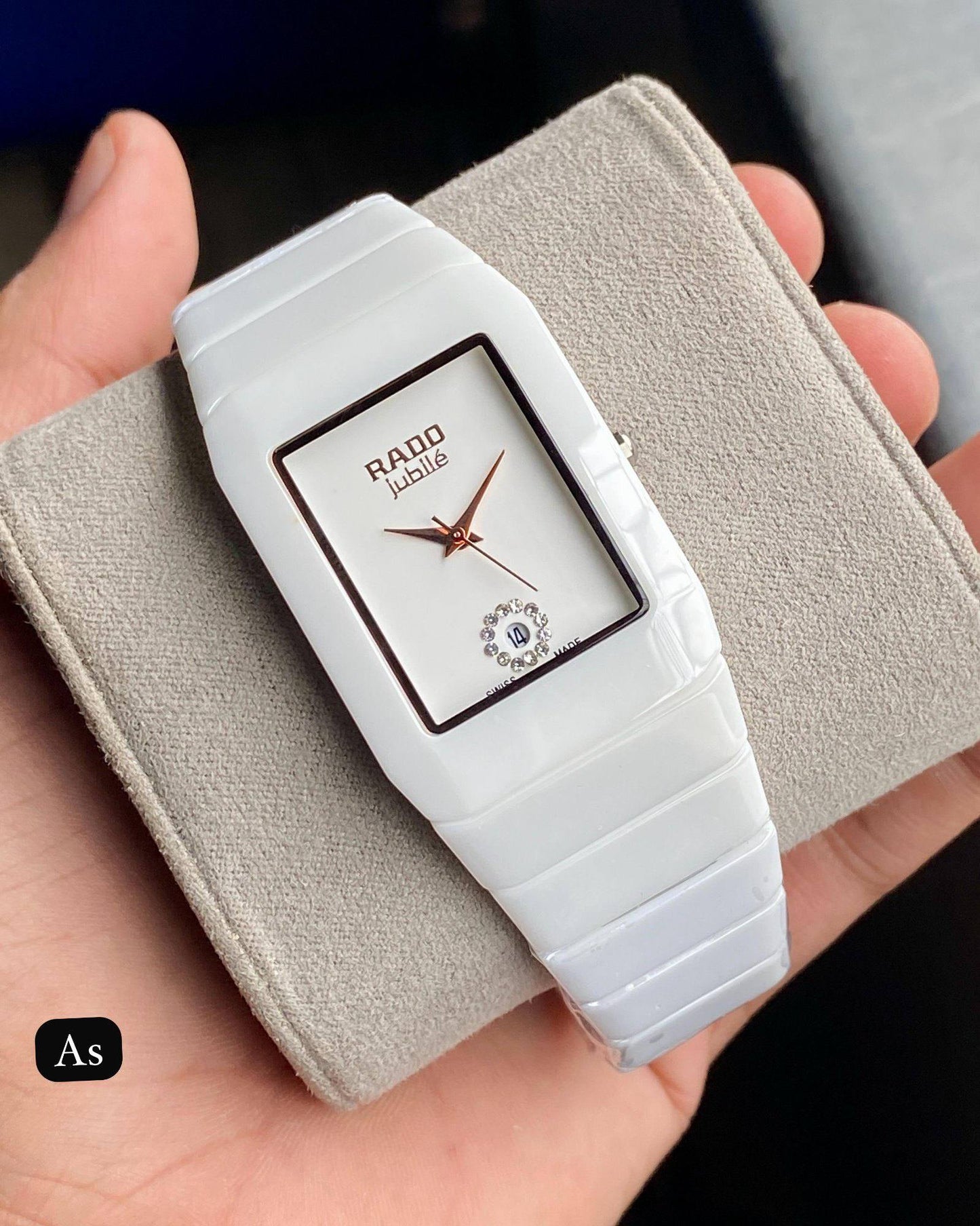 Ceramic White True Thinline Watch
