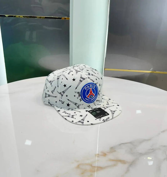 Psg White 002 Premium Imported Cap